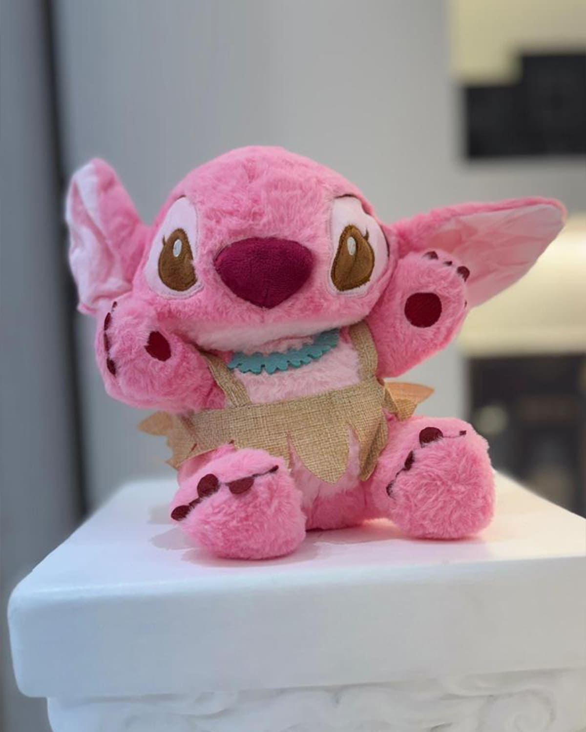 Stitch Corazón Rosa